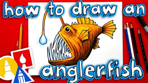 How To Draw an Anglerfish .